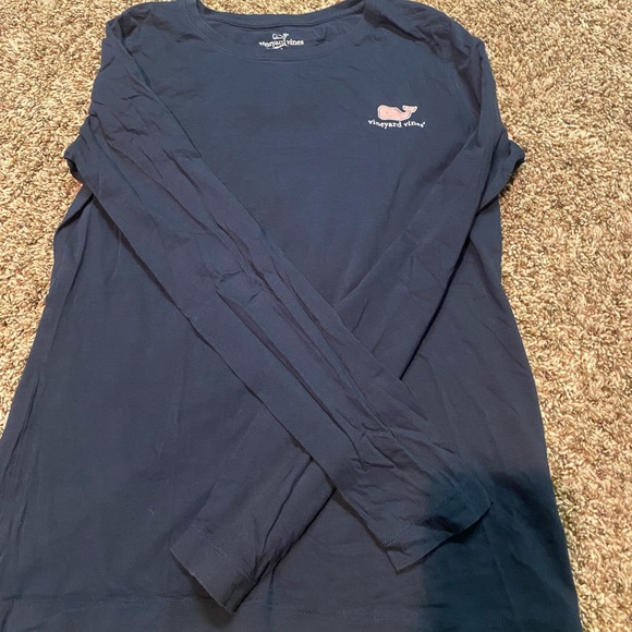 T-shirt Uomo Vineyard Vines Manica Lunga – Cotone Nero Con Tasca – Taglia M – Nuovo - Foto 6